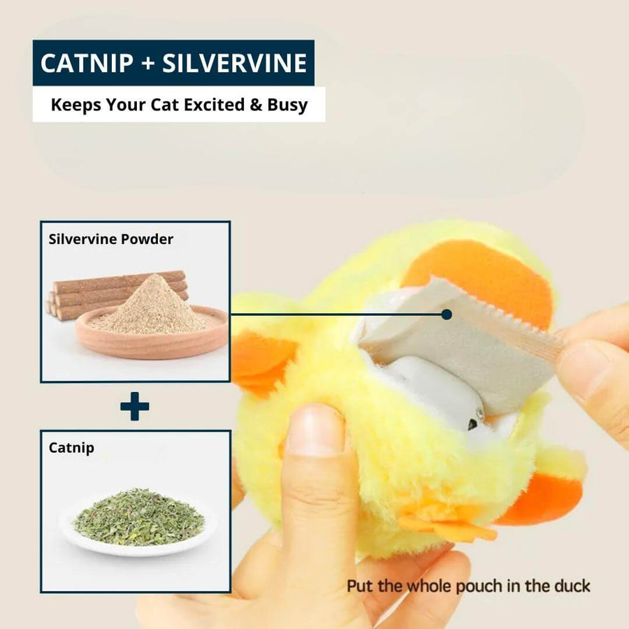 Quacky Pal™ - Flapping Duck Cat Toy