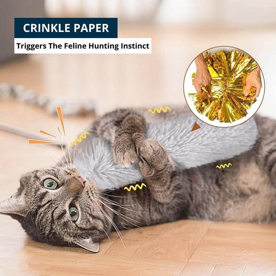 Cuddle & Kick™ Fuzzy Catnip Kicker